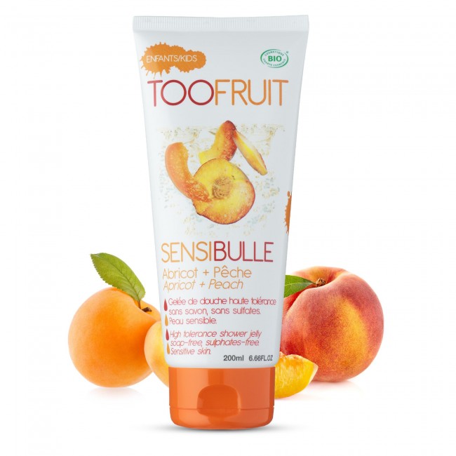 Gel douche enfant Sensibulle Fraise-Framboise - TOOFRUIT